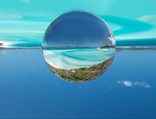 Refractique Lensball Mini 60Mm, K9 Clear Crystal Ball With Microfiber Bag #TOP3
