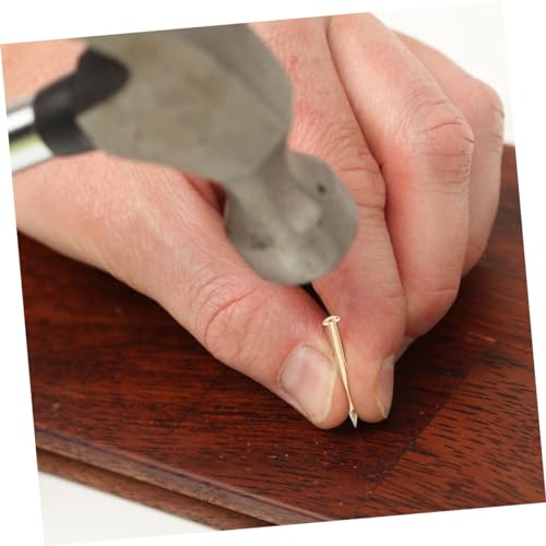 200 pcs Clavos de Cabeza Redonda de Cobre para Muebles y Colgado de Cuadros, Alta Penetración para Proyectos DIY y Decoración de Hogar miniatura 7
