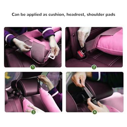 Almohada para auto con soporte de cuello para niños y adultos miniatura 2