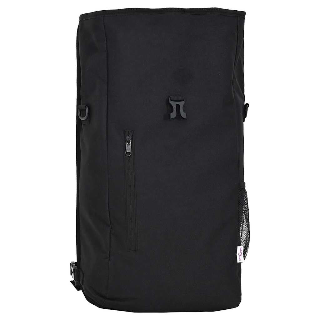 Borsa per bicicletta, impermeabile, 31 x 13 x 58 cm, in poliestere, nera, per escursioni in bicicletta, pendolari e viaggi