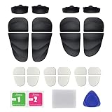 PlayVital DUNE 2 par Trigger Stop Shoulder Buttons Extension do ps5 Kontrolera,Przycisk Wyzwalacza do ps5 Edge Joystick Akcesoria,Przedłużacze Zderzaka do PS Portal-Czarny