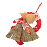 Mélange festif : allie harmonieusement les décorations du nouvel an et celles traditionnelles du printemps, créant une ambiance chaleureuse et festive pour la chambre de bébé ou pour accueillir une petite fille. décorations de porte, mini-balai suspendu, décorations à suspendre pour enfants