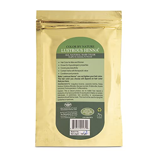 Polvo de Henna Ash Brown Color by Nature 100 gramos miniatura 2