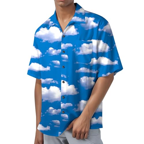 Chemise homme manche courte en coton blanc chic décontractée pour l'été