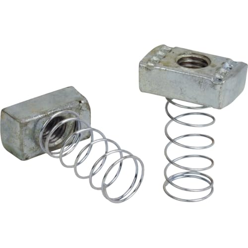 Superstrut 3/8 in. 12 Ga. A-Series Self-Aligning Spring Nut (5-Pack) - 1 Each