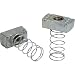 Thomas & Betts GIDDS-461512 ZA1003/8EG-10 Spring Nut 3/8" 5 Per Bag, quot, Silver