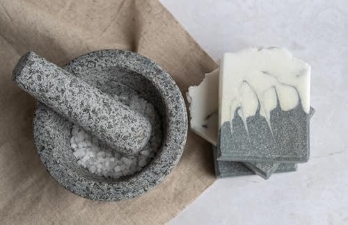 Natural, Vegan, Handmade Soap Bar, Sea Salt Soap, Exfoliating soap bar, Activated Charcoal Soap, Facial cleanser, Nettle Soap Salty Nettle