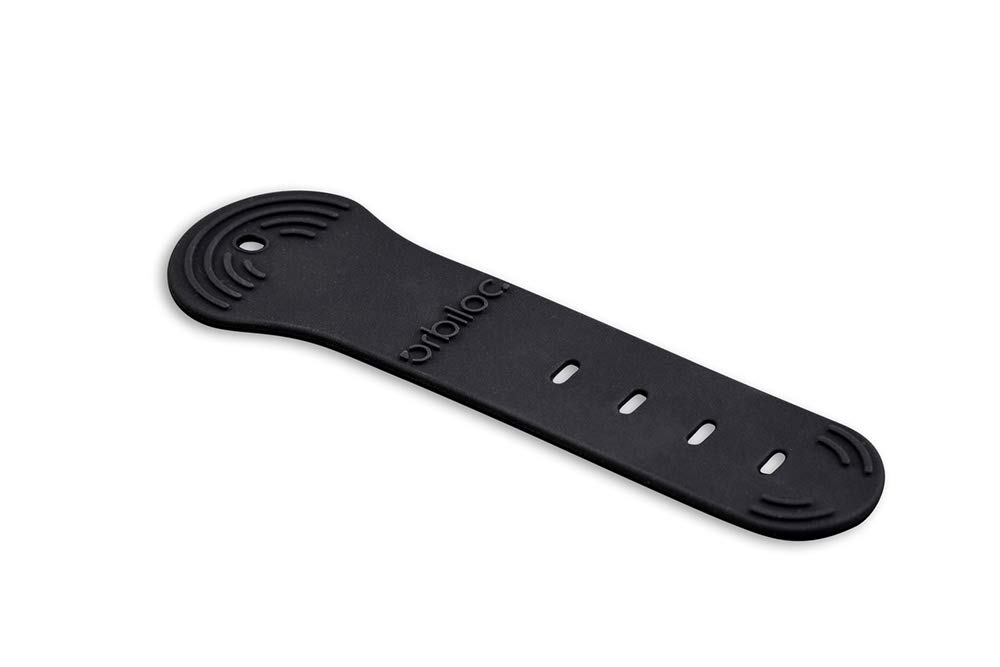 OrbilocAdjustable Silicone Rubber Dog LED Safety Light Replacement Strap Kit - 2 Pack, One Size, black