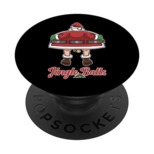 Décor de Noël pour les boules à facettes du Père Noël PopSockets PopGrip - Support et Grip pour Smartphone/Tablette avec un Top Interchangeable