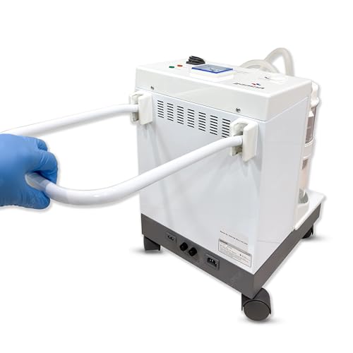 Image of OTICA Yuwell 7A-23D Electric Suction Apparatus | 20 LPM Capacity | Maintenance-Free Suction Pump | Includes 2 Plastec Jars