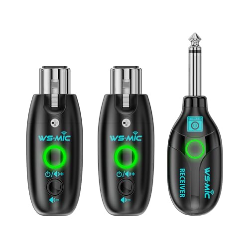 Sistema de micrófono inalámbrico transmisor receptor XLR batería reducción de ruido para micrófonos dinámicos transmisión en vivo al aire libre miniatura 1