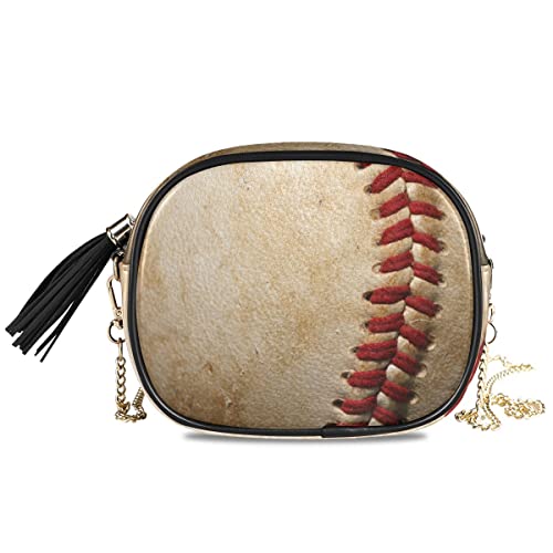 ALAZA PU Leather Small Women Crossbody Shoulder Bag Purse Wallet with Adjustable Chain Strap