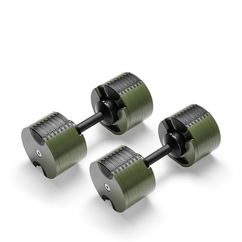 Image of NUOBELL Adjustable Dumbbell Set, 5-50 LB or 5-80 LB, Easy Twist 2024-25 Model, All-In-One Weights Set (Pair) for Home, Original Manufacturer