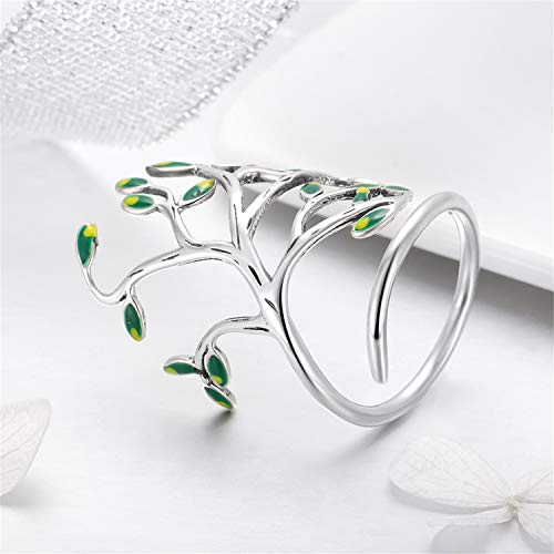 ZaliOan Anello in Argento Sterling 925,Regolabile