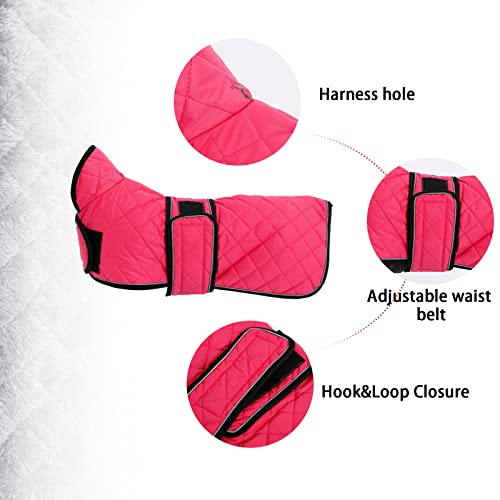 Warmthermalquilteddachshundcoatdogwintercoatwithwarmfleeceliningoutdoordogapparelwithadjustablebandsformediumlargedogpinks Urban Country Home Decor Warm thermal quilted dachshund coat dog winter coat with warm fleece lining outdoor dog apparel with adjustable bands for medium large dog pink s urban country home decor