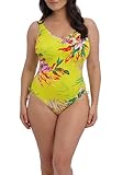 Fantasie Swim Damen Cala Macarella Underwire V-Neck Swimsuit with Adjustable Leg Badeanzug, Zest, 36DD