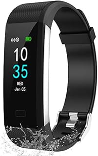 LEBEXY Fitness Armband Schrittzähler, Fitness Tracker mit Herzfrequenzmesser Blutdruckmessung Pulsuhr Kalorienzähler, IP68 Wasserdichter Smartwatch , Uhr Sportuhr Aktivitätstracker
