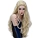 Produktbild COSPLAZA Perücke Blonde Fashion Cosplay Wigs Synthetic Curly Wave Wigs with Braids Role Play Props