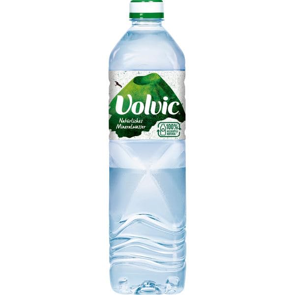 Volvic Naturelle stilles Mineralwasser, 12er Pack (12 x 1 l) EINWEG
