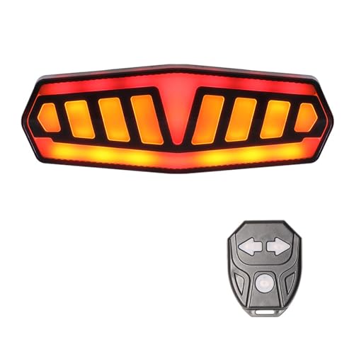 Luz trasera, luces traseras LED, luz trasera recargable para conducción nocturna, luces de advertencia de control inalámbrico, intermitentes, accesorios