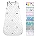 Viedouce Saco de Dormir para Bebé,Saco de Dormir de Algodón Bio para Bebés,Súper Suave,Longitud 80cm para Niño Niña(1 Tog,3-18 Meses)