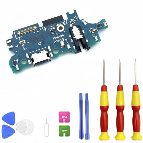 Galaxy A15 5G USB Charging Port Flex Cable Replacement for Samsung Galaxy A15 5G Charger Port Flex Cable Repair Part with Tools A15 (SM-155M/DSN) A156M (US Verson)
