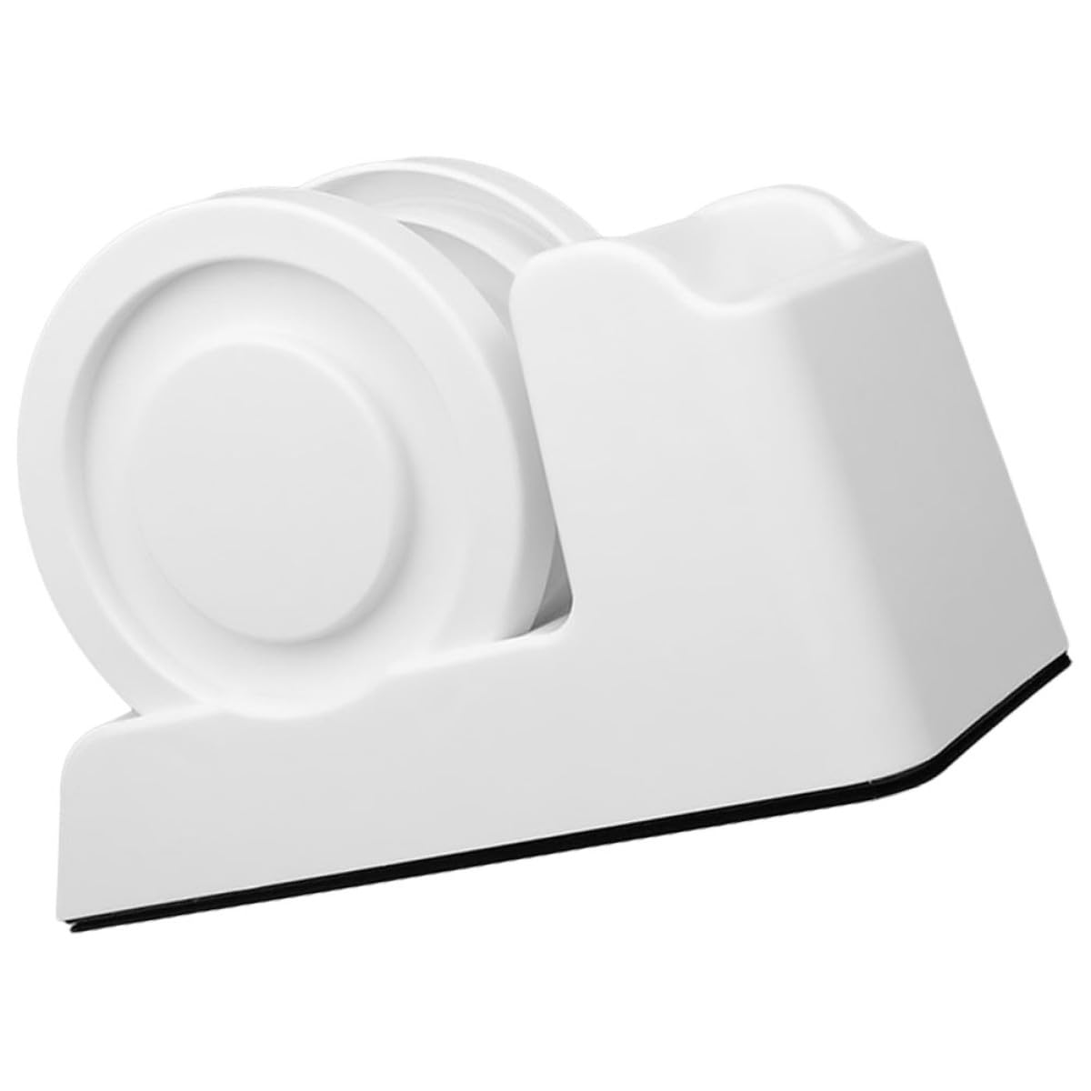 GARVALON Kunststoff Klebebandabroller mit Praktischem Schneidegerät Stabiles Tape Dispenser für Schreibtisch und Haushalt Tragbarer Tape Cutter mit Glatten Kanten Vielseitig für Büro und