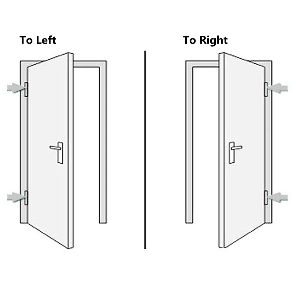vidaXL Porta di Ingresso con Accessori Sicurezza Eleganza Entrata Casa Edifici Soglia Alluminio Rinforzi e Anima in Acciaio Antracite 108x208 cm