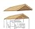 Rutile 12'x20' Carport Canopy ONLY Tent Garage Replacement Top Tarp Car Shelter Cover w/Ball Bungees Beige (Only Top Cover, Frame is not Included)