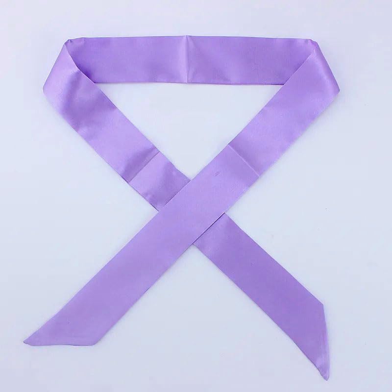 10 Pcs Long Thin Small Skinny Scarf Satin Neck Tie Ribbon Choker for Women Girls3