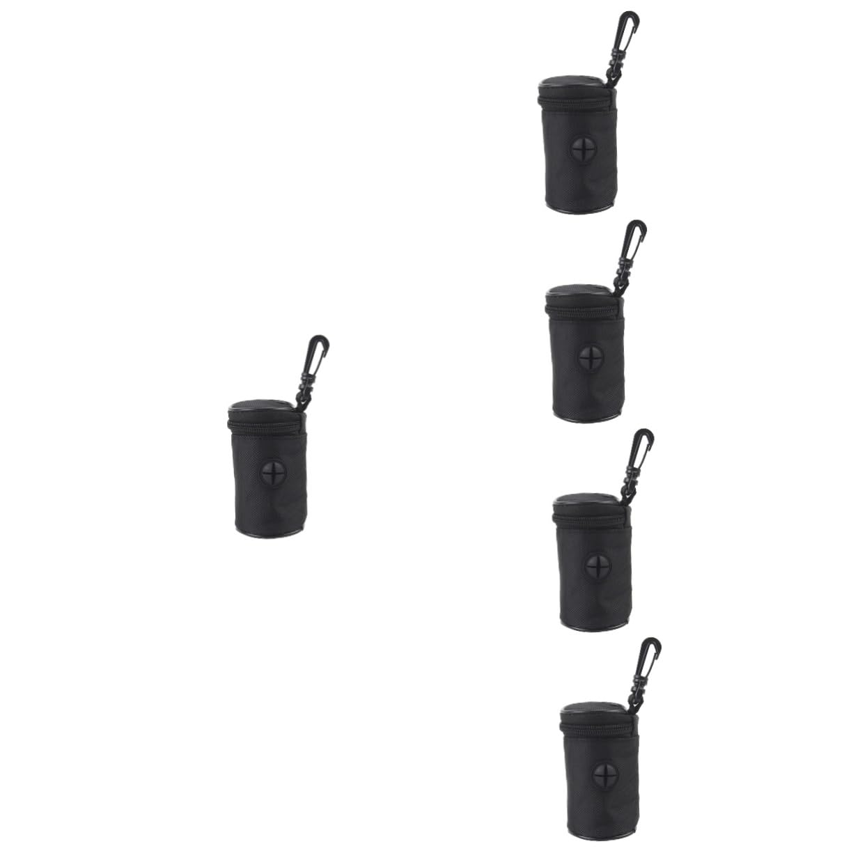 Beavorty 5pièces Distributeur De à Déjections Canines Portable Pour Chien Poche Pratique Pour Ramasser Crottes Extérieur Compatible Laisse Et Facile à Attacher