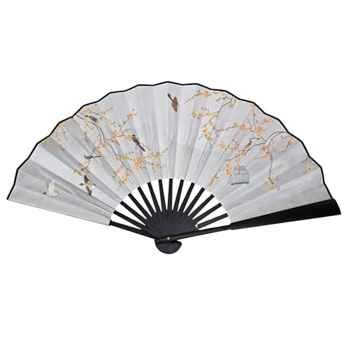Abanico madera doble cara GFM® gigante para colgar en pared y actuaciones baile 2