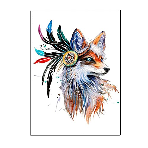 Animal Canvas Fox Modern Wall Art Posters and Prints Cover