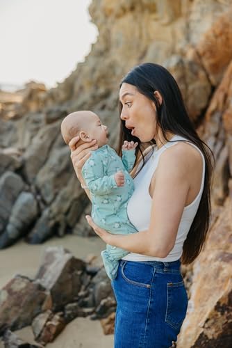 Image of Copper Pearl Zip-Up Footie Baby Pajamas - Soft Newborn Onesies for Boys & Girls, Tag-Free with Two-Way Zipper Baby Sleepers for Newborn - 24 Months, Wade