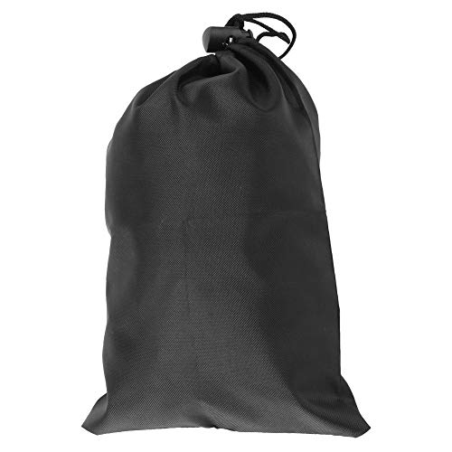 Keenso 10PCS Black Drawstring Carry Bag,Waterproof,Drawstring Pouch Skipping Rope Carry Bag,Skipping Rope Storage Bag