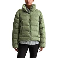 Marc OߴPolo Denim Damen Daunenjacke mit Stehkragen wasserabweisend, Grün (Desert Sage), XS