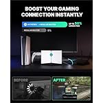 PRO WiFi6 Gaming Router,GearUP Booster Plugin with 1-Year Booster VIP,5GHz & 2.4GHz,Includes 2 Network Cables,Reduce ping and Pocket Loss,for All Console & PCs - Image 2