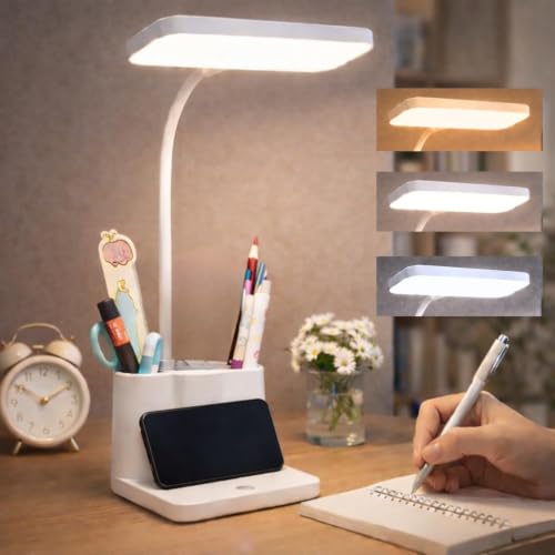 One94Store 3-in-1 LED Desk Lamp, White - Image 2