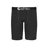 Ethika Boys Underwear - The Staple, Heather Black Grey, Large