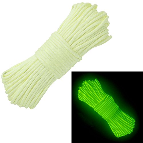 Corde parachute 550lb 21 brins phosphorescente