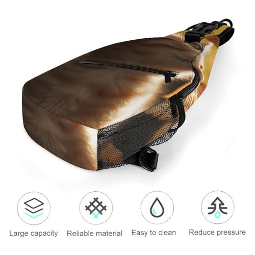 Mochila bandolera deportiva casual para senderismo miniatura 5