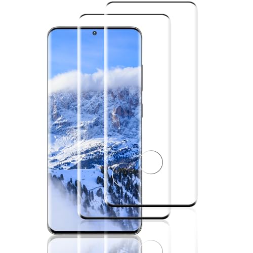 Beukei Screen Protector for Samsung Galaxy S20 Ultra (2 Pack) glass Film Anti-Shatter Scratch Resistant NO-Bubble 9H Hardness screen protector full coverage Film
