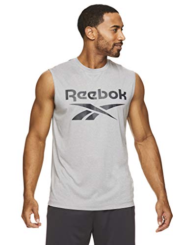 Reebok(リーボック) メンズ マッスルタンクトップ ノースリーブ ワークアウト&トレーニング アクティブウェア ジムシャツ