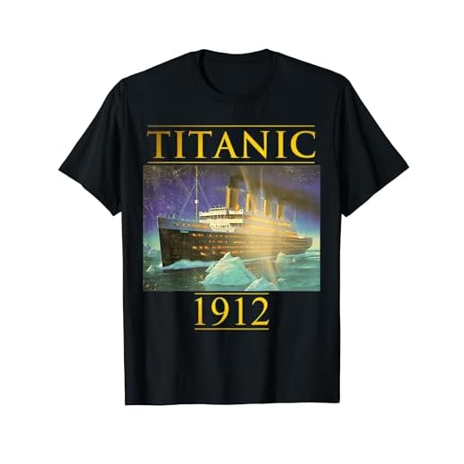 タイタニックTシャツ 帆船 ヴィンテージ クルーズベッセル 1912年 ギフト Tシャツ