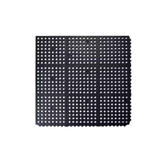Tapis industriel en caoutchouc robuste antidérapant pour zone humide et atelier