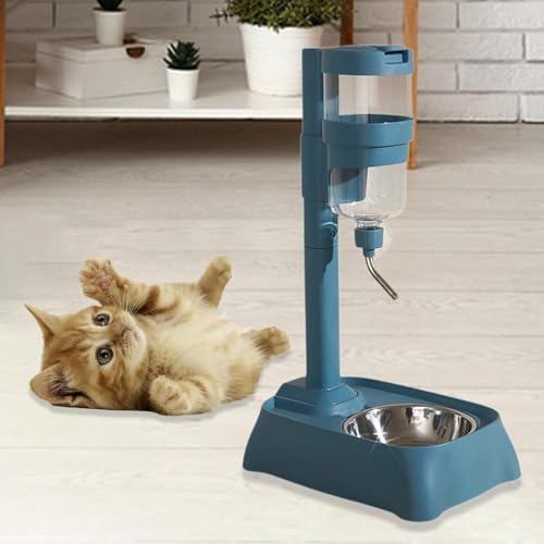 Bebedero automático portátil para mascotas, azul miniatura 4