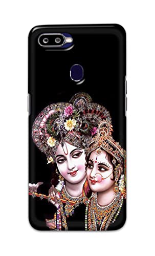 Image of PRINTFIDAA� Printed Hard Back Cover Case for Oppo F9 | Oppo F9 Pro | Realme U1 Back Cover (Radha Krishna) -2808