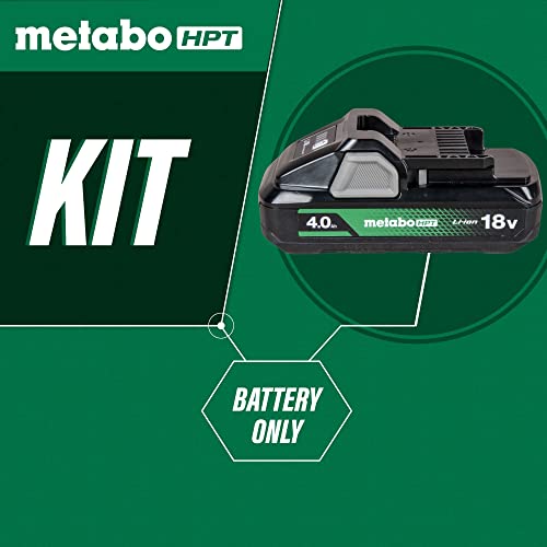 Metabo HPT Battery | 18V - 4.0Ah Lithium Ion | 4-Stage Fuel Gauge | For use in 18 Volt Slide-type Metabo HPT Power Tools | 378681M - Image 4