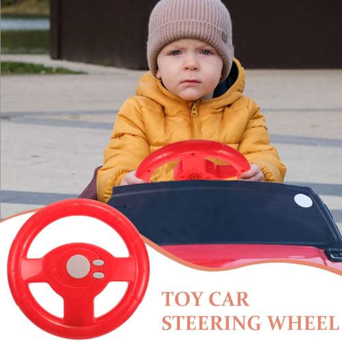 ibasenice Kids Toy Steering Wheel for Toddler Cars Lightweight Plastic Bumper Car Accessory Easy to Install and Safe for Children Colorful Design for Indoor and Outdoor Play - Thumbnail 6