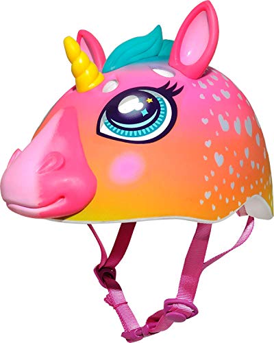 Raskullz Kids' C-Preme Super Rainbow Corn Helmet, Pink, One Size - //coolthings.us